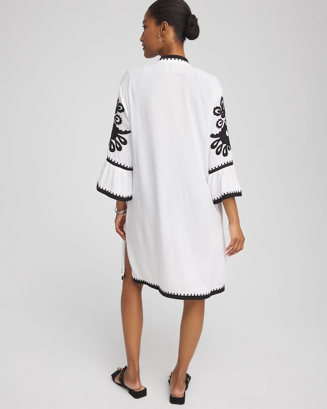 Embroidered Beach Swimsuit Cover Up - image 3